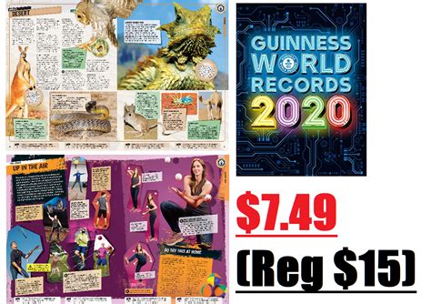 Guinness World Records 2020 Hardcover Book 749 Reg 15 Free
