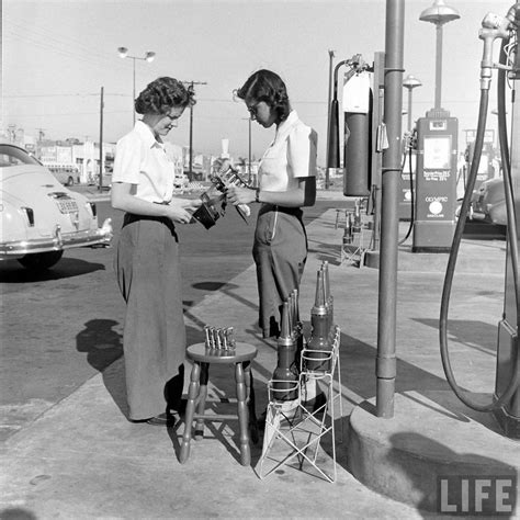 these old photos show what gas stations looked like in the us from the 1920s and 1940s