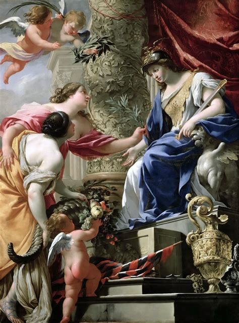 Simon Vouet Louvre Museum Oil On Canvas Canvas Wall Art Canvas Prints Fine Art Prints