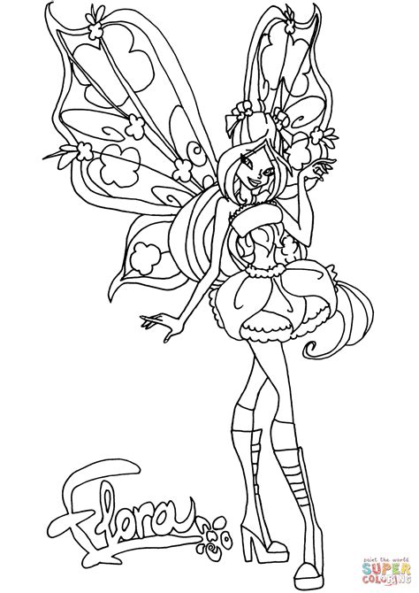 Winx E Super Coloring Pages Free The Best Porn Website