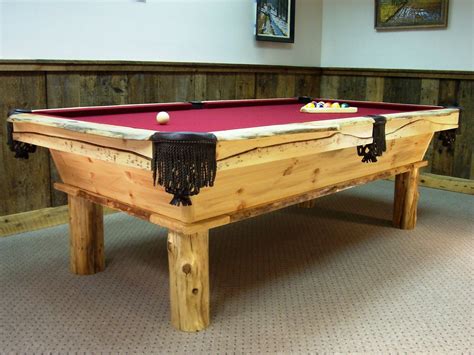 Our rustic pool tables are handcrafted in america upon order just for you. Hand Made Rustic Pool Table by Baron's Billiards ...