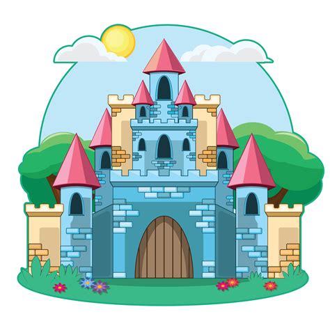 Cartoon Medieval Castle Luacartoon