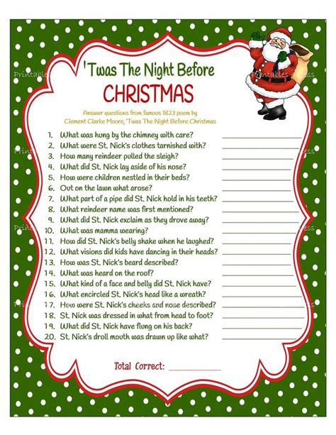 twas the night before christmas game tests how well you know twas the hot sex picture