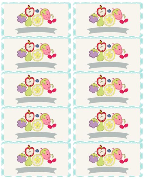 You can easily choose, download and print it. Cute Fruity Fun Free Canning Label Printables ...