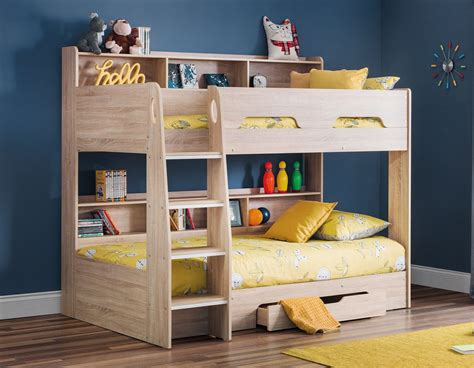 Orion Bunk Bed In Oak Bunk Bed With Storage €595 On Bunkbedie