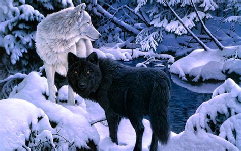 50 Wolf Screensavers And Wallpaper