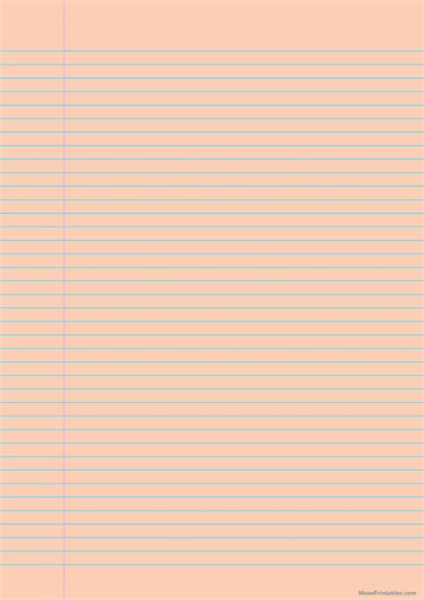 A Sheet Of Lined Paper With Lines On It