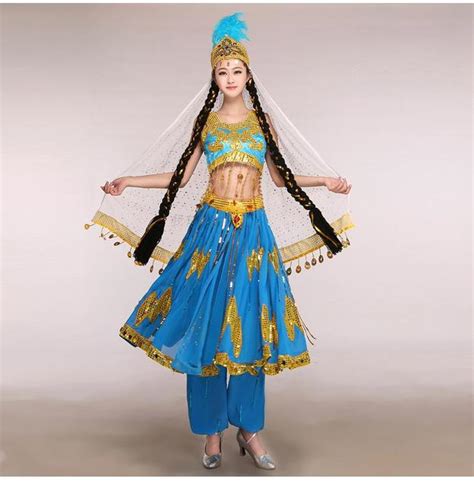 Zzb054 Xinjiang Asian Belly Dance Costumes The Muslim Dance Performance