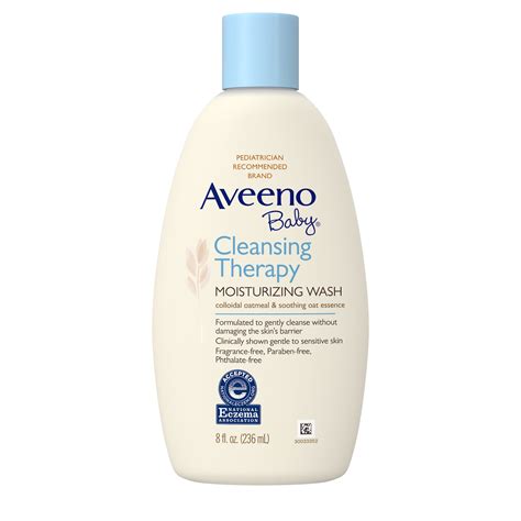 Aveeno Baby Cleansing Therapy Moisturizing Body Wash 8 Fl Oz