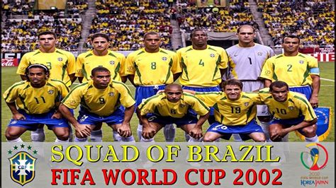 brazil players won the fifa world cup 2002 youtube