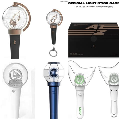 Light Stick Official Ace Cix Got7 Ateez Light Keyring Case Kpoppin Usa