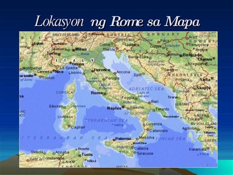Mapa Ng Roma