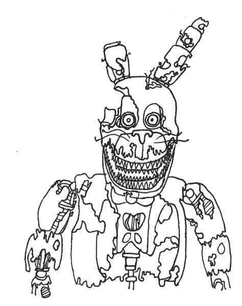 Five Nights At Freddys Sister Location Coloring Pages Printable 5