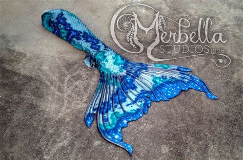 Tail By Merbella Studios Blue Mermaid Tail Realistic Mermaid Tails