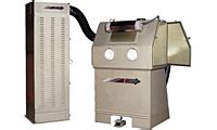 The machine used here is about 8 years old and has at least 10 hours of use a week. Zero BNP Sand Blast Cabinets On Precision Finishing, Inc.