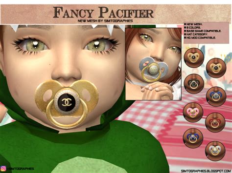 Fancy Pacifier The Sims 4 Download In 2022 Sims