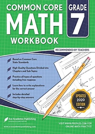 Pdf Read 7th Grade Math Workbook Common Core Math Workbook