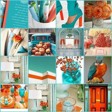 Aqua And Orange Color Schemes Some Ways To Incorporate This Color