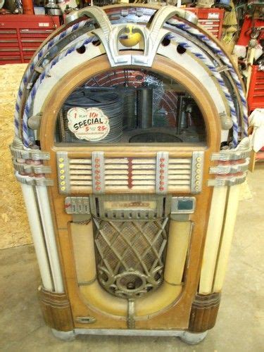 Wurlitzer 1015 Jukebox Bubbler Original 1947 Un Restored Chicago Show