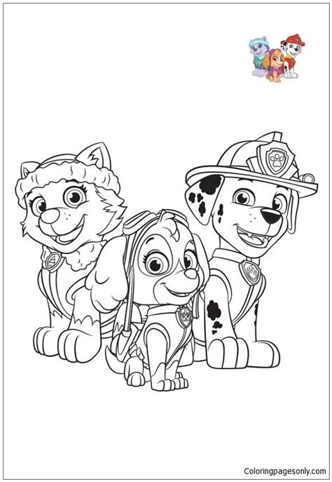 Paw Patrol Characters 2 Coloring Pages Cartoons Coloring Pages