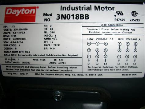 It was a dayton 1/3 hp fan motor the model # of the chicago electric 1/2hp motor i bought is: Unused Dayton Inverter Duty Motor 1 1/2HP | DHG Used Equipment