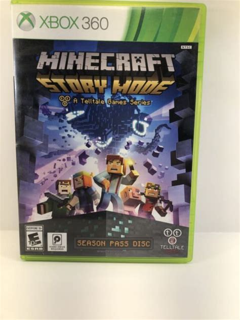 Minecraft Story Mode Microsoft Xbox 360 Clean Disc Ebay