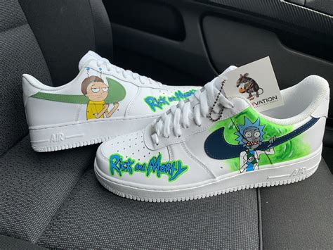 Rick And Morty Custom Air Force 1 Airforce Military