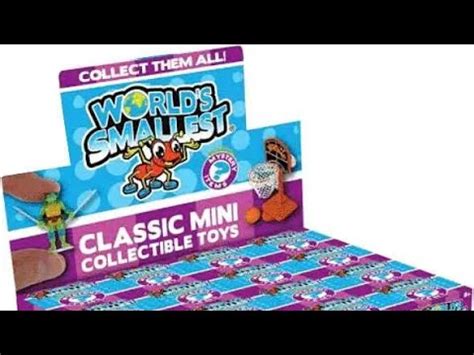 Lets Open A Worlds Smallest Classic Mini Collectible Toys Youtube