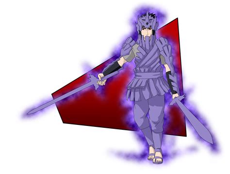 Cara Menggambar Sasuke Mode Susanoo Armor Kurama Imagesee