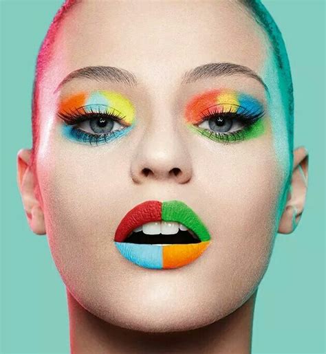 Make Color Extreme Makeup Colorful Makeup Creative Makeup