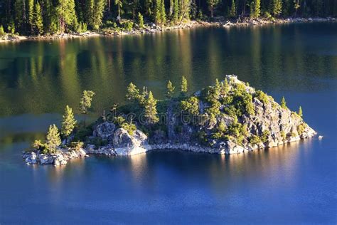 Fannette Island In Emerald Bay Lake Tahoe California Usa Stock Image