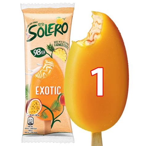 Solero Exotic Ice Cream 90ml | Ice Cream Cones, Sticks & Bars | Iceland