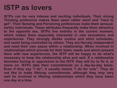 Pin By Alex Miller On Words Of Wisdom Istp Personality Istp