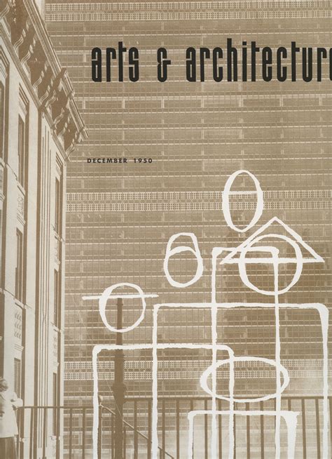 Arts And Architecture Magazine Cover 1950 Construcción De Viviendas