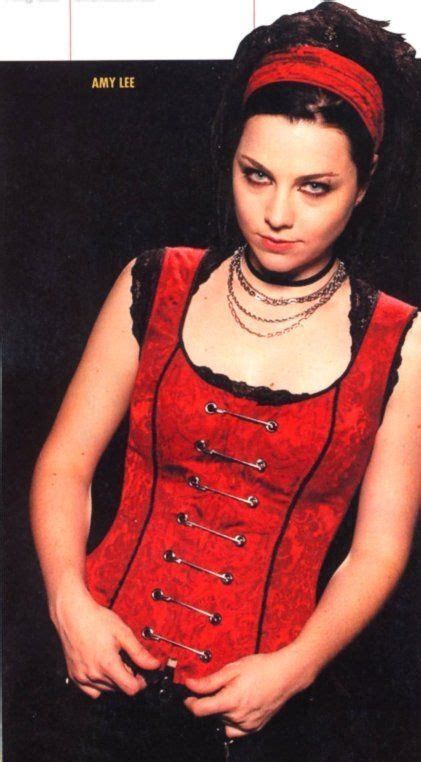 Amy Lee Red Corset Dress Musical Stuff Pinterest I