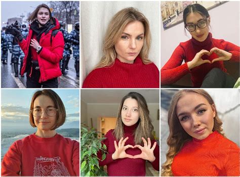 the surprising reason why russian women are wearing red on social media the independent
