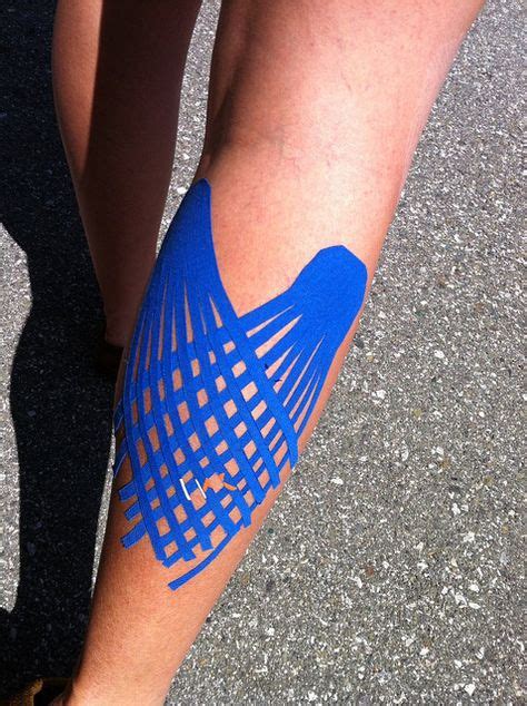 Kt Tape Edema Calf Application Kt Tape In The Wild Kinesiology