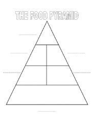 Food Pyramid ESL Worksheet By Martalara