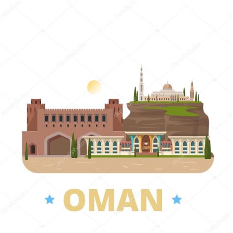 Oman Country Design Stock Vector Image By ©sentavio 114361692