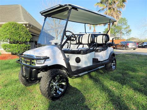 Image Result For White Custom Golf Cart With White Wheels And White