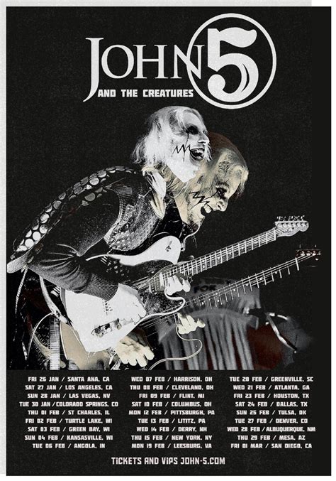 John 5 And The Creatures Announce 2024 Tour Side Stage Magazine