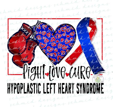 Hypoplastic Left Heart Syndrome Hlhs Awareness Fight Love Etsy