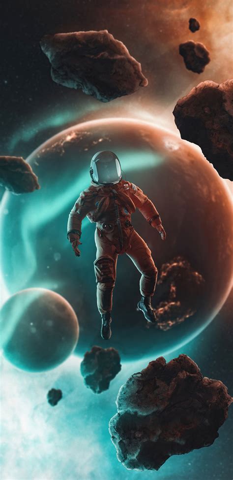 Astronaut Falling In Space Wallpapers 4k