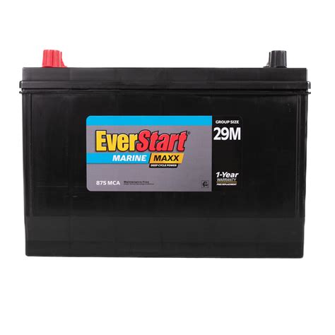 EverStart Maxx Lead Acid Marine RV Deep Cycle Battery Group Size