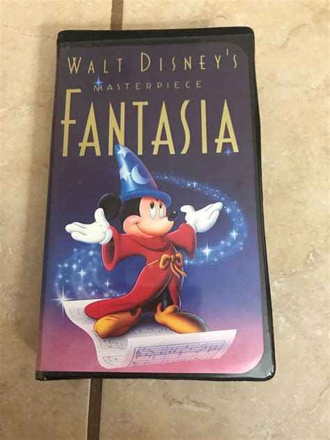 Authenticrare Walt Disneys Masterpiece Fantasia Vhs Tape 1991 Ebay