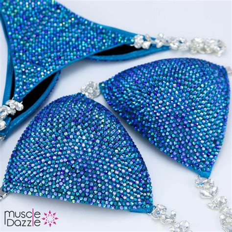 Sparkling Blue Competition Bikini