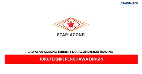 Getting rfid for your vehicle 2020 january 5. Permohonan Jawatan Kosong Star-Acond (M&E) Trading ...