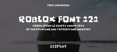 Roblox Font 121 Download Free Fontdownload