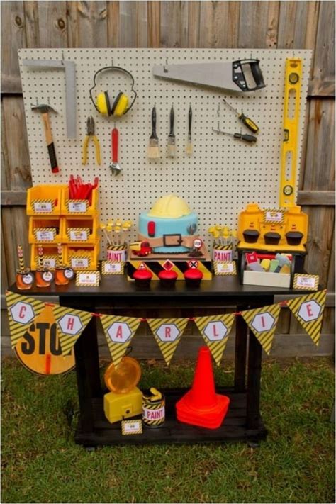 45 Construction Birthday Party Ideas Spaceships And Laser Fiestas
