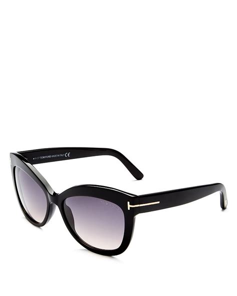 Tom Ford Womens Alistair 56mm Polarized Lens Cat Eye Sunglasses In